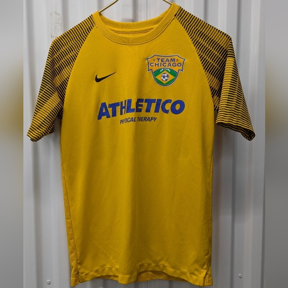Nike Yellow Team Chicago Athletic Shirt